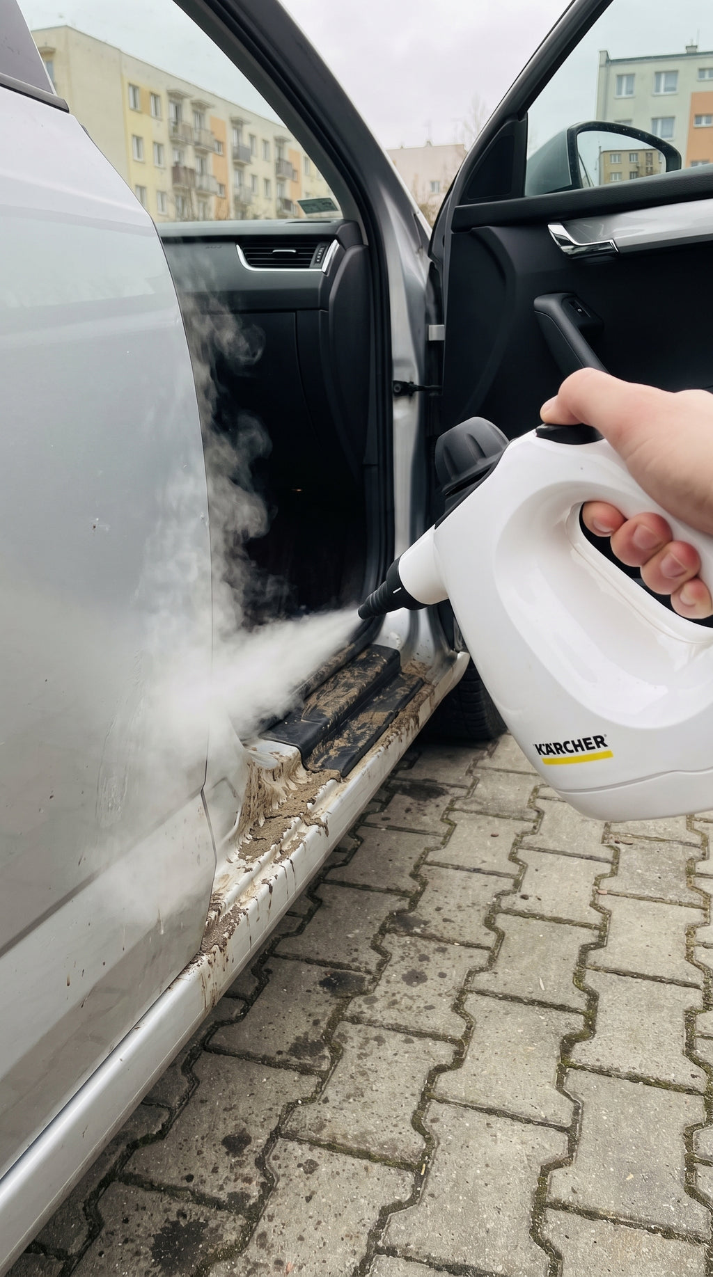 Czysta Fura™ – Mobilna Myjka Parowa (Premium Edition)